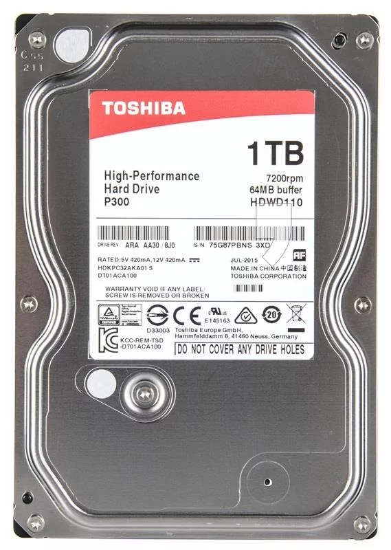 Toshiba P300 1TB HDWD110EZSTA