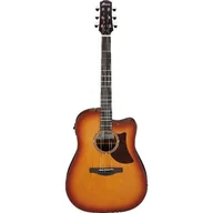 Gitary akustyczne - Ibanez AAD50CE-LBS Advanced Acoustic Light Brown Sunburst - miniaturka - grafika 1