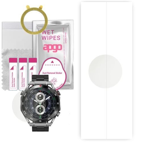 1x folia hydrożelowa MATOWA do Rubicon RNCF22 - apgo Smartwatch Hydrogel MATTE Protection Ochrona na ekran smartwatcha