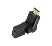 Złącza, przejściówki, adaptery - Reinston EDV016 Kątowy HDMI - miniaturka - grafika 1