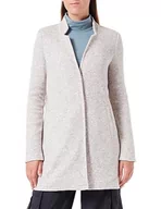 Płaszcze damskie - VERO MODA VMBRUSHEDKATRINE AW23 kurtka damska płaszcz polarowy, brązowy soczewka/szczegóły: melanż, S, Brązowy L/Szczegóły: melanż, S - miniaturka - grafika 1