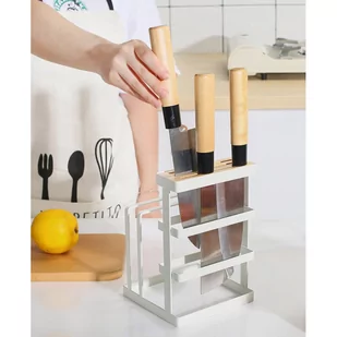 Metalowy stojak na noże - Pozostałe akcesoria kuchenne - miniaturka - grafika 4