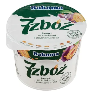 Jogurt 7 Zbóż Ze Śliwkami 300G - Soki i napoje niegazowane - miniaturka - grafika 1