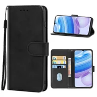 Etui i futerały do telefonów - Pokrowiec König Design kompatybilny z etui na telefon komórkowy Xiaomi Redmi 10X Pro 5G ze skóry syntetycznej - Etui na telefon komórkowy czarne - miniaturka - grafika 1