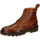 Botki damskie - Melvin & Hamilton Botki damskie Sally 120, brązowy, 40 EU Schmal - miniaturka - grafika 1