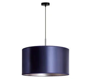 Duolla - Żyrandol na lince CANNES 1xE27/15W/230V śr. 45 cm niebieski/srebrny - Lampy sufitowe - miniaturka - grafika 1