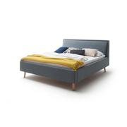 Łóżka - Zielononiebieskie łóżko dwuosobowe Meise Möbel Frieda, 180x200 cm - miniaturka - grafika 1