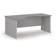 Biurka - Biurko narożne PRIMO GRAY, 1800 x 1200 mm, lewe, szary/grafit - miniaturka - grafika 1
