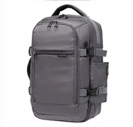 Plecaki - Bagaż Podręczny Do Samolotu Plecak Szary Miejski Puccini Lekki Nowy - miniaturka - grafika 1