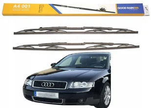 Przód Komplet 2x Wycieraczki Pióra Nowe Zestaw Audi A4 B5 B6 550/550mm - Wycieraczki samochodowe - miniaturka - grafika 1