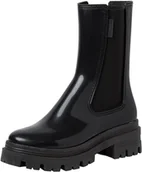 Botki damskie - Tamaris Damskie Botki Gumowe Czarne 39 1Żci - miniaturka - grafika 1