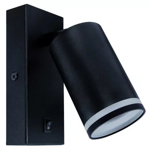 Ideus Regulowany kinkiet ZULA 03998 lampa ścienna z włącznikiem czarna 03998 - Lampy ścienne - miniaturka - grafika 1