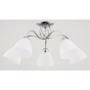 Alfa Lampa wisząca zwis żyrandol Amarillo 5x60W E27 chrom 23745 - Lampy sufitowe - miniaturka - grafika 2