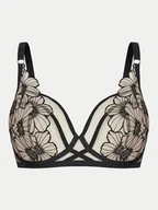 Biustonosze - Chantelle Biustonosz z fiszbiną Lush C22OM0 Czarny - miniaturka - grafika 1
