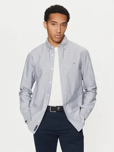 Tommy Jeans Koszula Oxford DM0DM20667 Niebieski Regular Fit - Koszule męskie - miniaturka - grafika 1