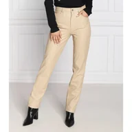 Spodnie damskie - GUESS Spodnie CAROLINE | Straight fit - miniaturka - grafika 1