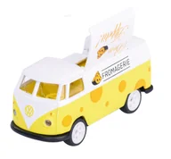 Samochody i pojazdy dla dzieci - MAJORETTE FRENCH TOUCH DELUXE VOLKSWAGEN T1 ŻÓŁTY 1:64 212055013 - miniaturka - grafika 1