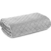 Narzuty - Euro Firany Narzuta Euro pikowana wzór Ariel Srebrny1 170x210 1216404 - miniaturka - grafika 1