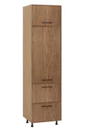 Meble kuchenne - Asti Słupek Wysoki Ds2-60-220 Hk-Xs_Blum Fornir - miniaturka - grafika 1