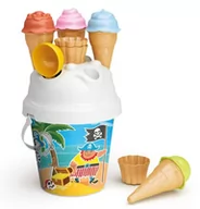 Zabawki do piasku - Wiaderko Piraci Foremki Lody I Babeczki - miniaturka - grafika 1
