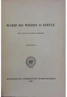 Książki o kulturze i sztuce - Wstęp do wiedzy o sztuce część 1 - miniaturka - grafika 1