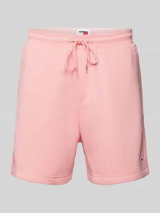 Szorty z dzianiny dresowej o kroju regular fit z naszywką z logo model ‘BEACH’ - Spodnie sportowe męskie - miniaturka - grafika 1