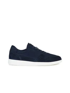 Geox Skórzane sneakersy "Kennet" w kolorze granatowym - Trampki męskie - miniaturka - grafika 1