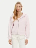 Bluzy damskie - Tommy Hilfiger Bluza WW0WW44632 Różowy Regular Fit - miniaturka - grafika 1