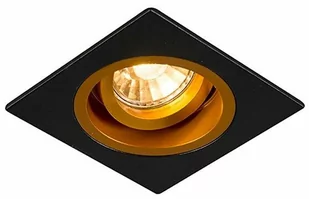 Zuma Line ZumaLine Lampa wpust CHUCK DL SQUARE black/gold by 92706 - Lampy sufitowe - miniaturka - grafika 4