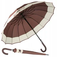 Parasole - ELEGANCKI DUŻY PARASOL RZĄDOWY MOCNY XXL ANTYPOŚLIZGOWA RĄCZKA AUTOMATYCZNY - miniaturka - grafika 1