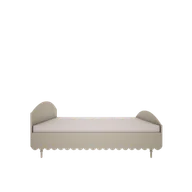 Szafy i szafki dla dzieci - Łóżko retro oliwka babushka 120x200 cm - miniaturka - grafika 1