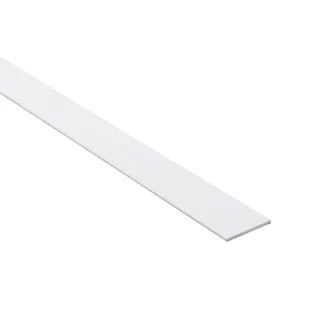 Standers Profil płaski aluminiowy 1m 30x2 mm biały - Inne materiały budowlane - miniaturka - grafika 1