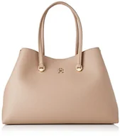 Torebki damskie - Tommy Hilfiger Damskie tornistry Th Emblem, Mleko owsiane - miniaturka - grafika 1