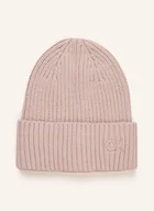 Czapki damskie - Calvin Klein Czapka beige - miniaturka - grafika 1