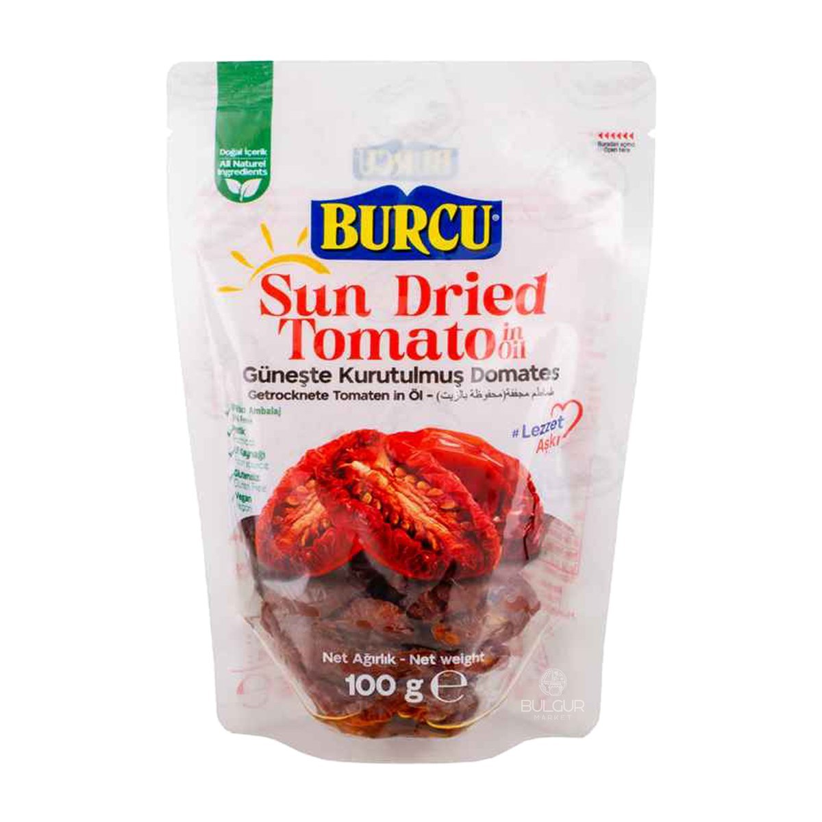 Pomidory suszone w oleju Burcu 100g – Tureckie, Vegan, Gluten Free