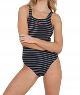 Stroje kąpielowe dla dziewczynek - Strój Kąpielowy Jednoczęściowy Speedo Ess End+ Medalist Czarny R. 32 Xxs - miniaturka - grafika 1