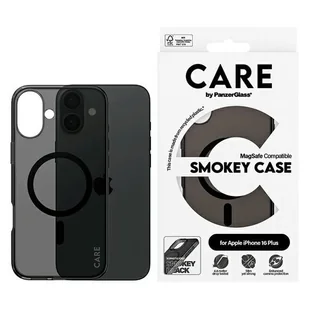 CARE by PanzerGlass Flagship Case iPhone 16 Plus 6.7" dymny/smokey MagSafe 1351 - Etui i futerały do telefonów - miniaturka - grafika 1