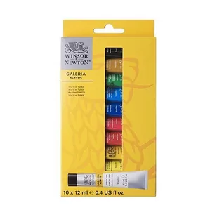 Winsor & Newton Galeria Zestaw Farb Akrylowych 10X12Ml - Farby i media malarskie - miniaturka - grafika 1