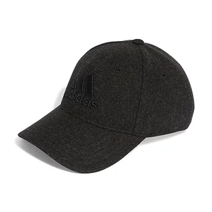 adidas Unisex wełniana czapka z daszkiem, ciemnoszara wrzosowa/czarna, dla dzieci, Ciemnoszary wrzosowy/czarny, 5 - Czapki damskie - miniaturka - grafika 1