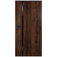 Drzwi zewnętrzne - Drzwi zewnętrzne stalowe wejściowe Tanos 68 orzech 90 prawe OK Doors Trendline - miniaturka - grafika 1