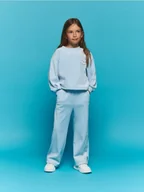 Bluzy dla dziewczynek - Reserved - Dzianinowy komplet - jasnoniebieski - miniaturka - grafika 1