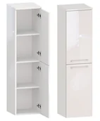 Szafki łazienkowe - Słupek Łazienkowy ROSEN 30 2D P - Uchwyt Biały - miniaturka - grafika 1