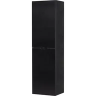 Meble łazienkowe - Słupek łazienkowy wiszący szklane fronty czarny mat 40x144 cm Bravia Gante - miniaturka - grafika 1