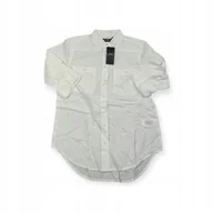 Koszule damskie - Koszula damska z długim rękawem biała Lauren Ralph Lauren XS - miniaturka - grafika 1