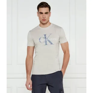 CALVIN KLEIN JEANS T-shirt Slim Fit - Koszulki męskie - miniaturka - grafika 1