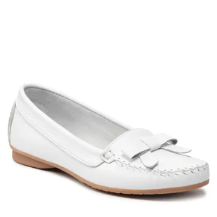 Mokasyny Filipe 4097 Biały - Mokasyny damskie - miniaturka - grafika 1