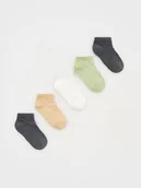 Skarpetki dla dzieci - Reserved - Skarpetki z bawełną 5 pack - beżowy - miniaturka - grafika 1