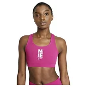 Biustonosze - Nike W Nk Swsh Icnclsh Hbr Bra Sp21 Biustonosz Sportowy Damski - miniaturka - grafika 1