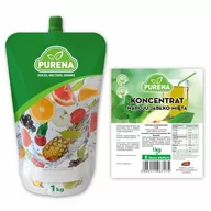 Soki i napoje niegazowane - PURENA Napój jabłko-mięta koncentrat 6l/1kg - miniaturka - grafika 1