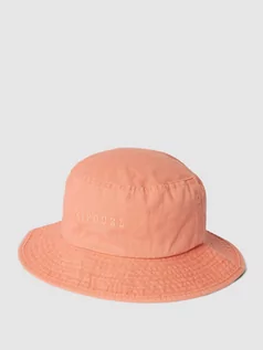 Czapki damskie - Czapka typu bucket hat z wyhaftowanym logo model ‘WASHED’ - grafika 1